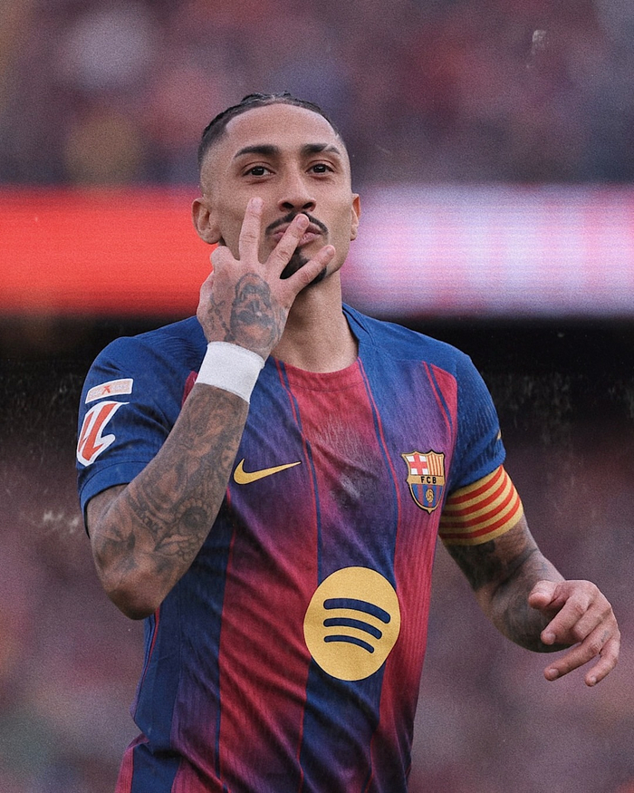 拉菲尼亚帽子戏法助巴萨逆转纽卡斯尔联