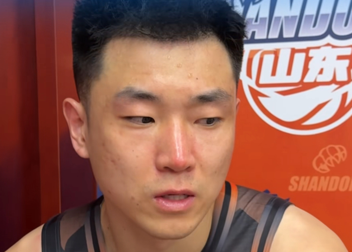 山东男篮力克广东赛后球